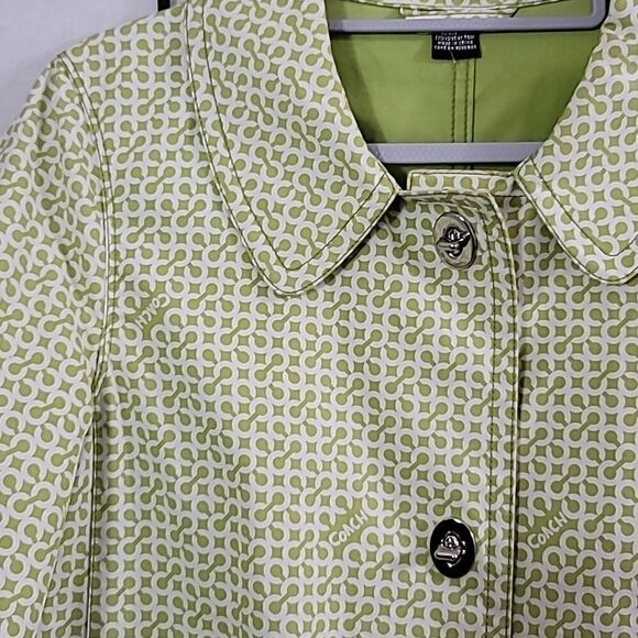 Coach 90's Turnlock Button Rain Coat - Picture 6 of 14